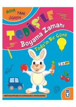 Todişin Bir Günü Todişle Boyama Zamanı  3-4 Yaş Timaşçocuk