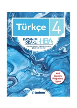Tudem 4.Sınıf Türkçe Hba Konu Anlatım Soru Bankası