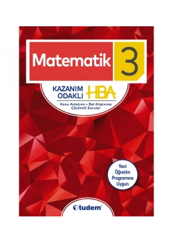Tudem 3.Sınıf Matematik Hba Konu Anlatım Soru Bankası