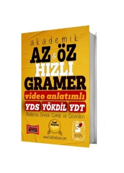 Yargı 2025 Yds Yökdil Ydt Az Öz Hızlı Gramer Video Anlatımlı