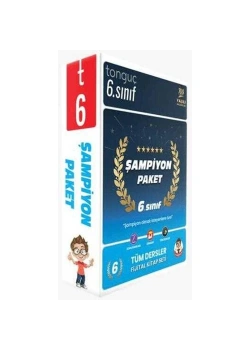Tonguç 6.Sınıf Tüm Dersler Şampiyon Paketi Seti