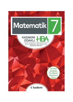 Tudem 7.Sınıf Matematik Kazanım Odaklı Hba