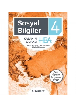 Tudem 4.Sınıf Sosyal Bilgiler Hba