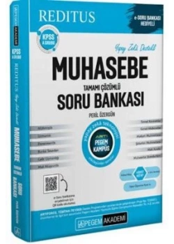 Pegem Kpss 2025 Muhasebe Çözümlü Soru Bankası