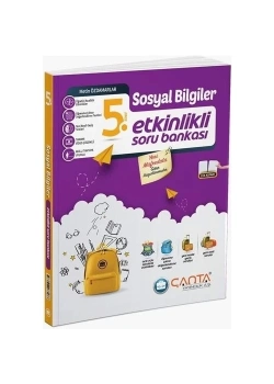 Çanta 5.Sınıf Sosyal Bilgiler Etkinlikli Soru Bankası