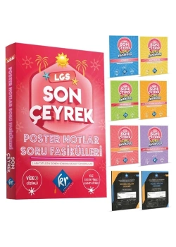 Lgs Son Çeyrek Poster Notlar Soru Fasikülleri Set Kr Akademi
