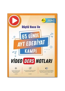 65 Günde Ayt Edebiyat Kampı Video Ders Notları  Rüştü Hoca