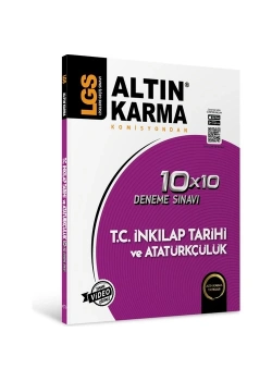 Altın Karma 2025 8. Sınıf Lgs İnki̇Lap Tari̇Hi̇ 10*10 Deneme
