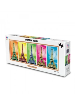 Ks Games Puzzle 1000 Panaromik Pop Art Parıs Antony Matos