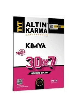 Altın Karma 2025 Tyt Kimya 30*7 Deneme Sinavi