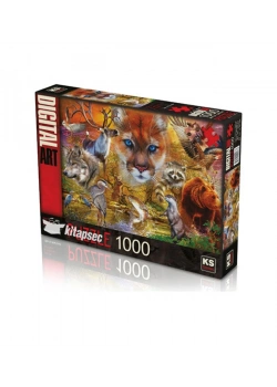 Ks Games Puzzle 1000 North Amerıcan Anımals