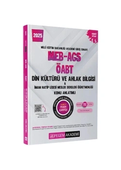Pegem 2025 Meb-Ags Öabt Din Kültürü Ahlak Bilgisi Öğretmenliği Konu Anlatimli