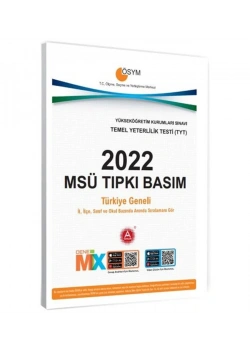 2022 Msü Tıpkı Basim A Yayınları
