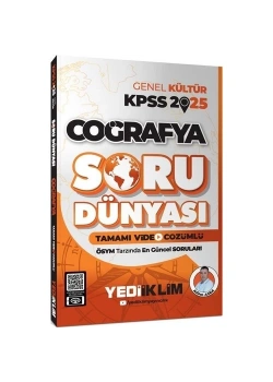 2025 Kpss Gk Coğrafya Soru Dünyası Video Çözümlü  Yediiklim