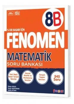 Fenomen 8.Sınıf Matematik Soru Bankası -B