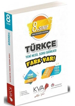 Koray Varol 8.Sınıf Türkçe Yeni Nesil Soru Bankası Fark Var