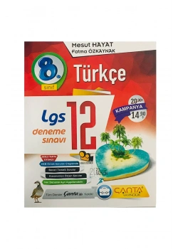 Çanta 8.Sınıf Türkçe 12 Deneme Sınavı