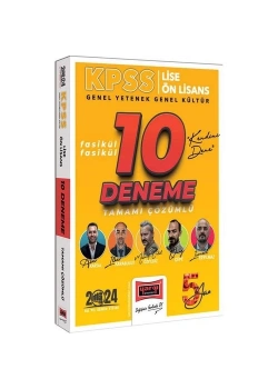 Yargı 2024 Kpss Lise Önlisans Gy Gk 10 Fasikül Çözümlü Deneme