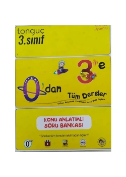 Tonguç 3.Sınıf 0 Dan 3 E Tüm Dersler Konu Anlatımlı Soru Bankası