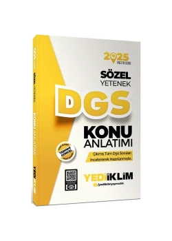 2025 Dgs Sözel Yetenek Konu Anlatımı  Yediiklim