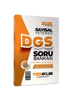 2025 Dgs Sayısal Yetenek Çözümlü Soru Bankası  Yediiklim