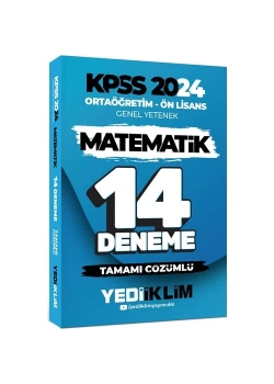 Kpss 2024 Ortaöğretim Önlisans Matematik 14 Deneme  Yediiklim