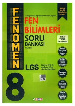 Gama 8.Sınıf Fen Bilimleri Fenomen Soru Bankası