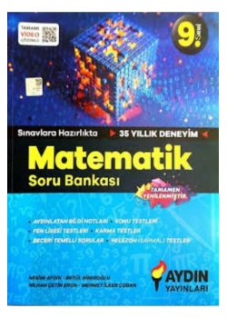 Aydın 9.Sınıf Matematik Soru Bankası