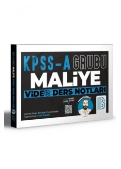 Kpss-A Grubu Maliye Video Ders Notları  Benim Hocam