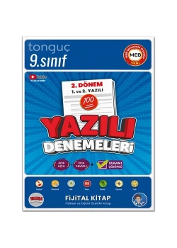 Tonguç 9.Sııf 2.Dönem Yazılı Denemeleri Fijital Kitap
