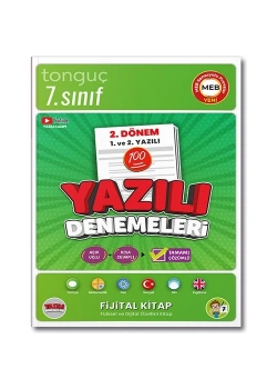 Tonguç 7.Sınıf 2.Dönem Yazılı Denemeleri Fijital Kitap