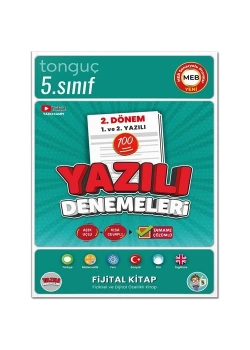 Tonguç 5.Sınıf 2.Dönem Yazılı Denemeleri Fijital Kitap