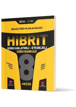 Hız 8.Sınıf Din Kültürü Hibrit Konu Anlatımlı Etkinlikli Soru Bankası