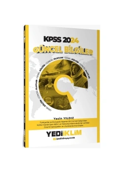 Kpss 2024 Güncel Bilgiler  Yasin Yıldız  Yediiklim