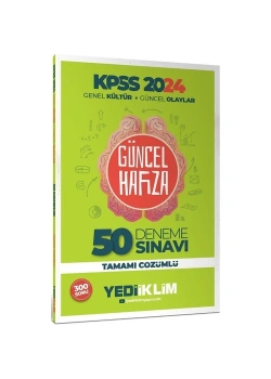 Kpss 2024 Gk Gy Güncel Hafıza 50 Çözümlü Deneme  Yediiklim