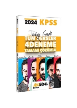 2024 Kpss Tüm Dersler 4 Çözümlü Deneme Türkiye Geneli  Hocawebde