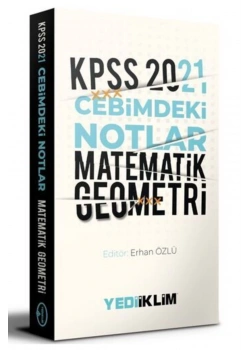 2021 Kpss Matematik Geometri Cebimdeki Notlar Cep Boy Yediiklim