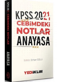 2021 Kpss Anayasa Cebimdeki Notlar Cep Boy Yediiklim