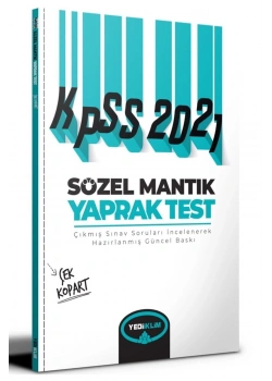 Kpss 2021 Sözel Mantık Yaprak Test Yediiklim