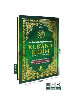 Merve Rahle Boy 3 Lü Meal Türkçe Okunuşlu+Mealli Kuranı Kerim
