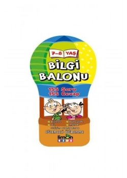 Bilgi Balonu Kartela 7-8 Yaş Limon Kids