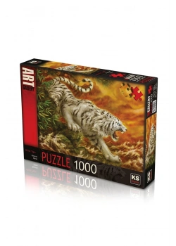 Ks Games Puzzle 1000 Whıte Tıger