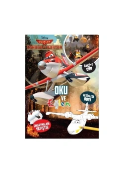 Disney Uçaklar 2   Söndür Ve Kurtar Oku Eğlen  Boya Çıkartma Hediyeli Doğan
