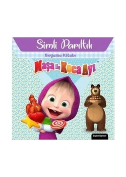 Maşa İle Koca Ayı Simli Parıltılı Boyama Kitabı Doğan Egmont
