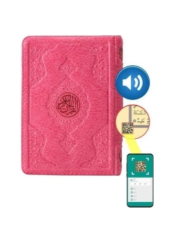 Hayrat Çanta Boy 2 Renk Fermuarlı Kuranı Kerim Pembe Renk