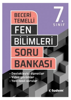 Tudem 7.Sınıf Fen Bilimleri Beceri Temelli Soru Bankası