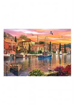 Ks Games Puzzle 2000 Harbour Sunset