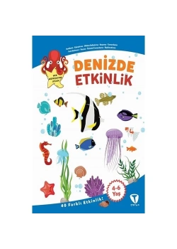 Denizde  40 Etkinlik 4-6 Yaş  Kodlama  Dikkat Geliştirme  Örüntü  Turkuvaz