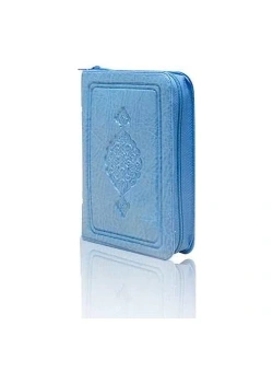 Hayrat Cep Mavi Kuranı Kerim Fermuarlı Kr0069