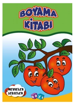 Boyama Kitabı Meyveler Sebzeler Hoya